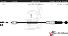 Cargar imagen en el visor de la galería, Chicote Selector de Velocidades Jeep Compass Modelo.2007-