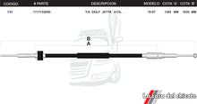 Cargar imagen en el visor de la galería, Chicote Selector de Velocidades T/A Golf Jetta Mod.79-87