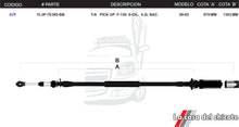 Cargar imagen en el visor de la galería, Chicote Selector De Velocidades T/A Pick Up F-150 6cil. 4.2L Modelo.99-02