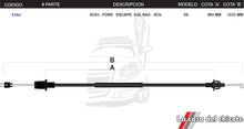Cargar imagen en el visor de la galería, Chicote de Acelerador Ford Escape 4.0L Nacional Modelo.05-