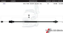 Cargar imagen en el visor de la galería, Chicote de Acelerador Ford Escape 4.0L Nacional Modelo.05-