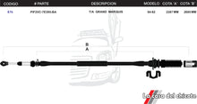 Cargar imagen en el visor de la galería, Chicote Selector de Velocidades T/A Grand Marquis Modelo.84-92