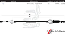 Cargar imagen en el visor de la galería, Chicote Transversal Peugeot 307 Modelo.2002-
