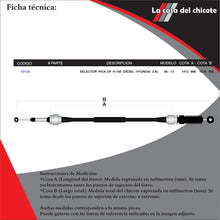 Cargar imagen en el visor de la galería, Chicote Selector De Velocidades Pick Up H-100 Diesel Hyundai Modelo.06-
