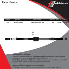 Cargar imagen en el visor de la galería, Chicote Selector de Velocidades T/A Neon Stratus 2.0L Modelo.95-00
