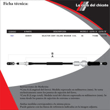 Cargar imagen en el visor de la galería, Chicote Selector de Velocidades Dart Volare Magnum 4cil. Modelo.86-
