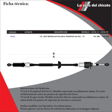 Cargar imagen en el visor de la galería, Chicote Selector de Velocidades T/A Jeep Wrangler Transfer 4x4 4x2 Modelo.2007-
