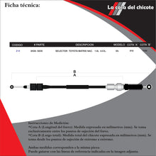 Cargar imagen en el visor de la galería, Chicote Selector de Velocidades Toyota Matrix Nac. 1.8L Modelo.2005-
