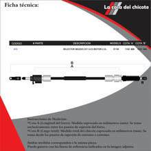 Cargar imagen en el visor de la galería, Chicote Selector De Velocidades Mazda CX7 Mod.07-08
