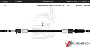 Chicote Selector De Velocidades T/A Mazda CX7