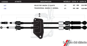 Juego Selector De Velocidades Mazda 6 Mod.07