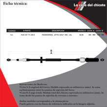 Cargar imagen en el visor de la galería, Conjunto Chicote Selector D Velociades Jetta Golf Vr6 2.0l
