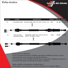 Cargar imagen en el visor de la galería, Juego Chicotes Selector de Velocidades jetta A4 Mod.00-04

