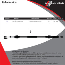 Cargar imagen en el visor de la galería, Kit Chicotes Selectores De Velocidades Sportvan Mod. 07-10

