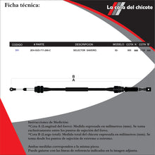 Cargar imagen en el visor de la galería, Juego Selector Y Transversal Saveiro 1.6l 4cil. Mod. 10-23
