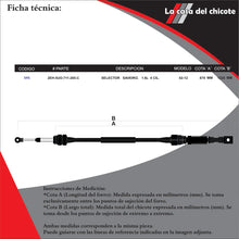 Cargar imagen en el visor de la galería, Juego Selector Y Transversal Saveiro 1.6l 4cil. Mod. 10-23
