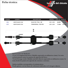 Cargar imagen en el visor de la galería, Juego Chicotes Selectores De Velocidades Chevrolet Trax 2015

