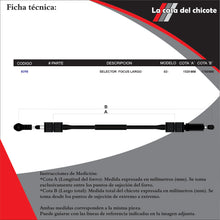 Cargar imagen en el visor de la galería, Chicote Selector de Velocidades Focus Largo Modelo.2002-
