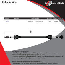 Cargar imagen en el visor de la galería, Juego Chicote Selector De Velocidades Ford Figo Mod. 16-18
