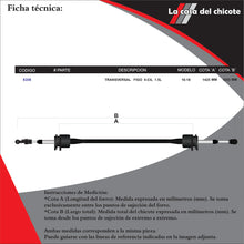 Cargar imagen en el visor de la galería, Juego Chicote Selector De Velocidades Ford Figo Mod. 16-18
