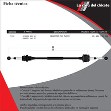 Cargar imagen en el visor de la galería, Chicote Selector De Velocidades Fiat Punto
