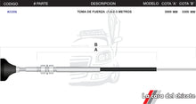 Cargar imagen en el visor de la galería, Chicote Toma de Fuerza 3 Mts.
