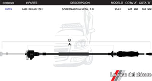 Chicote de Sobre Marcha Neon 2.0L Modelo.95-01