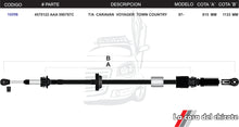 Cargar imagen en el visor de la galería, Chicote Selector De Velocidades T/A Caravan Voyager Town Country Modelo
