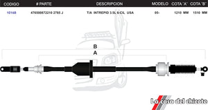 Chicote Selector De Velocidades T/A Intrepid 3.5L USA Modelo.2005-