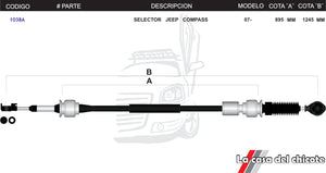 Chicote Selector de Velocidades Jeep Compass Modelo.2007-