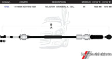 Cargar imagen en el visor de la galería, Chicote Selector de Velocidades Avenger 2.0L 4cil. Modelo.09-
