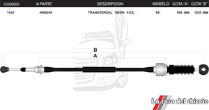 Chicote Transversal Neon Modelo.2000-