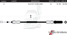 Cargar imagen en el visor de la galería, Chicote Selector de Velocidades Toyota Camry Mod.98-
