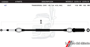 Chicote Transversal Honda Civic 1.6L Nacional Modelo.05-07