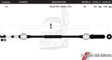 Cargar imagen en el visor de la galería, Chicote Selector de Velocidades Honda Cr-v Modelo.99-
