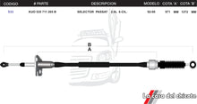 Cargar imagen en el visor de la galería, Chicote Selector de Velocidades Passat Mod.92-00
