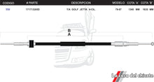 Cargar imagen en el visor de la galería, Chicote Selector de Velocidades T/A Golf Jetta Mod.79-87
