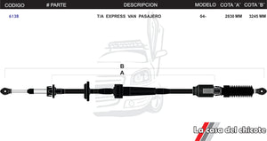 Chicote Selector de Velocidades T/A Express Van Pasajero Modelo.2004-