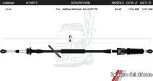 Chicote Selector de Velocidades T/A Lumina Minivan Modelo.90-93