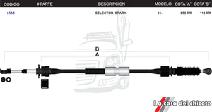 Chicote Selector de Velocidades Spark Modelo.11-