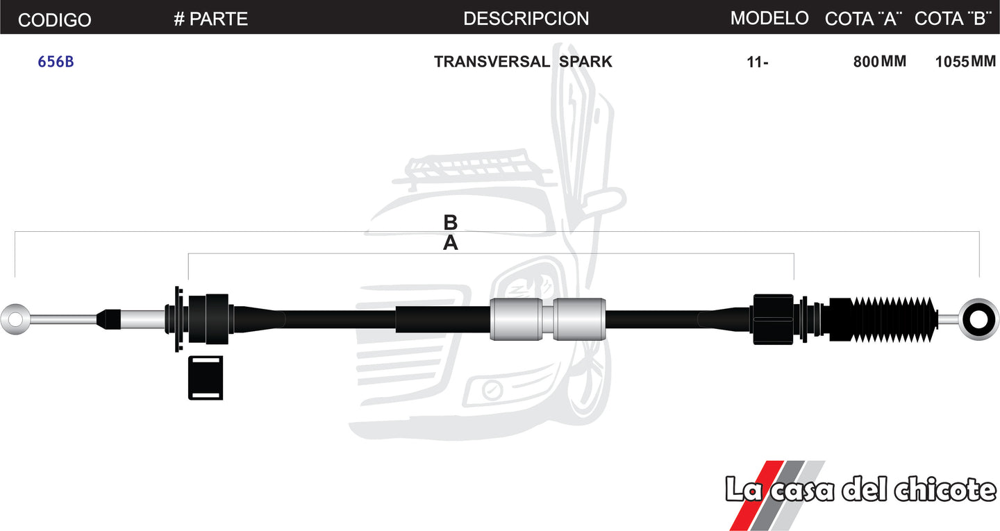 Chicote Transversal Spark Modelo.11-