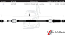 Cargar imagen en el visor de la galería, Chicote Selector de Velocidades Cavalier Nacional 2.8L Modelo.91-93
