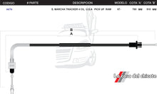 Cargar imagen en el visor de la galería, Chicote de Sobre Marcha Tracker 4cil. U.S.A Pick Up Ram Modelo.87-
