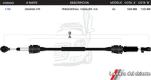 Cargar imagen en el visor de la galería, Chicote Transversal Cavalier 2.2L Modelo.2000-
