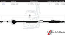 Cargar imagen en el visor de la galería, Chicote Selector de Velocidades T/A Pontiac G6 Modelo.2005-
