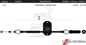 Chicote Transversal Pontiac Matiz