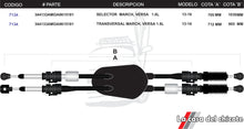 Cargar imagen en el visor de la galería, Juego Chicotes Selector de Velocidades March Mod.2013-2019
