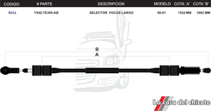 Chicote Selector de Velocidades Focus Largo Modelo.00-01