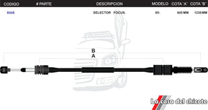 Chicote Selector de Velocidades Focus Modelo.2005-