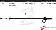 Cargar imagen en el visor de la galería, Chicote Selector de Velocidades T/A Sable V6 Motor 3.0L Modelo.2000-
